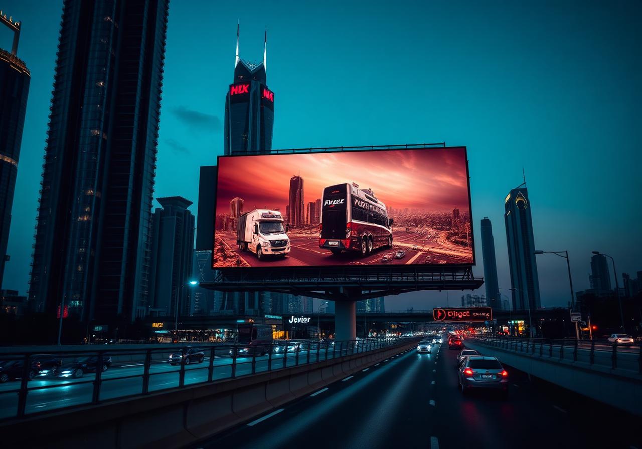 Sheikh Zayed Road OOH advertising location